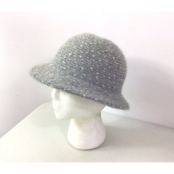 Mohair Wool Bucket Hat Made in Italy Womens Small - Picture 1 of 7